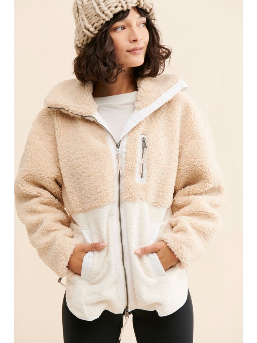 Free People FP Movement Moon Dancer Oversized Fleece Jacket